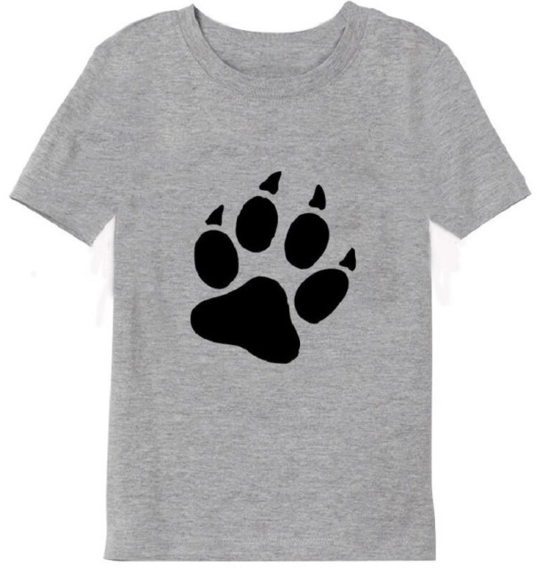 Tricou pentru copii B1442 gri 4 D