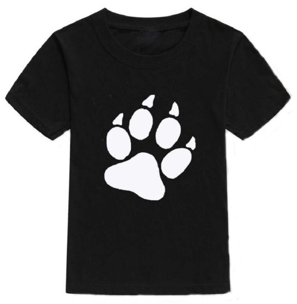 Tricou pentru copii B1442 negru 6 D