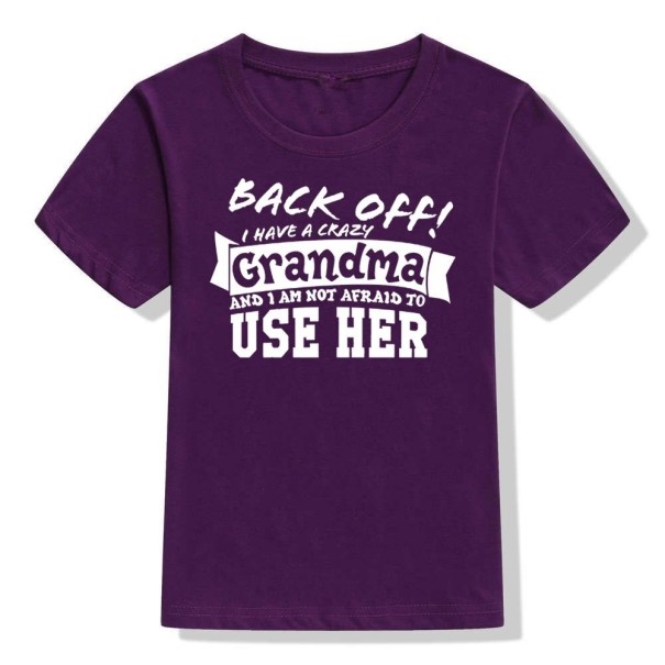 Tricou pentru copii B1462 violet închis 12 B