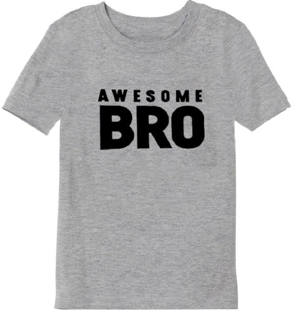 Tricou pentru copii B1474 gri 6 D