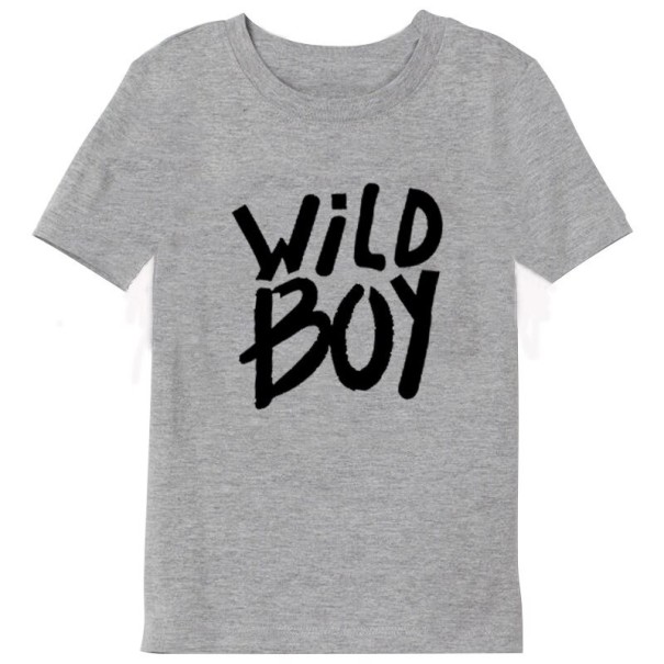 Tricou pentru copii B1474 gri 8 E