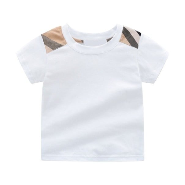 Tricou pentru copii B1489 alb 6