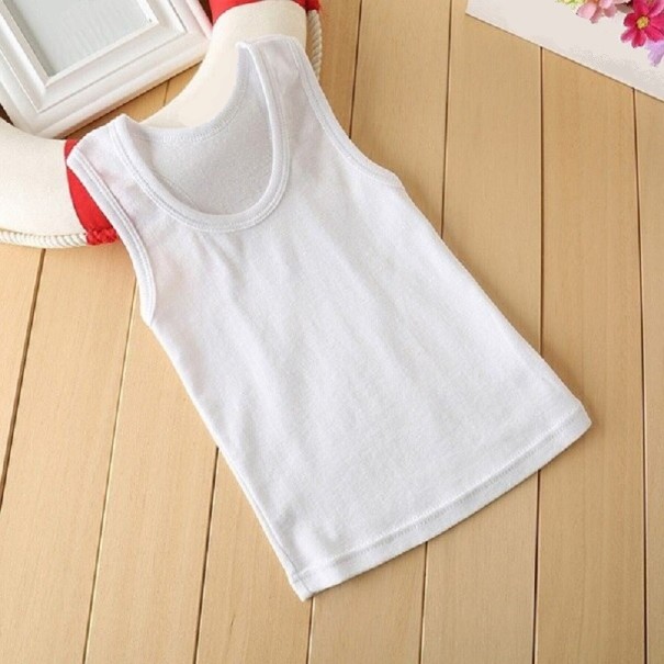 Tricou pentru copii B1535 alb 6