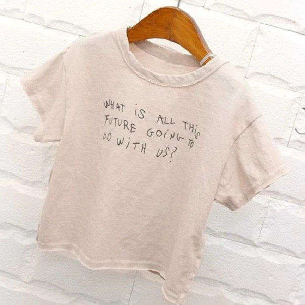 Tricou pentru copii B1603 caisă 12-18 luni