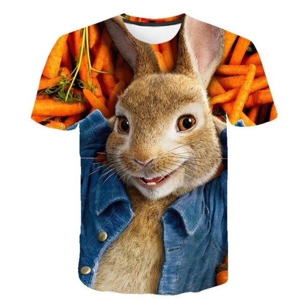 Tricou pentru copii cu animal B1414 12 G