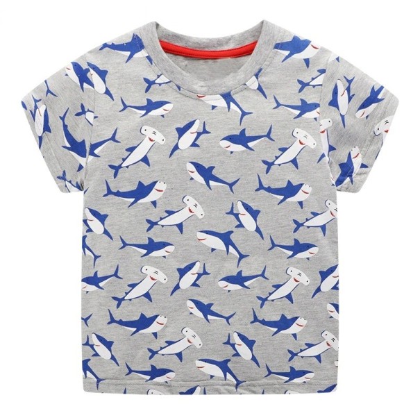 Tricou pentru copii cu animal B1533 7 E