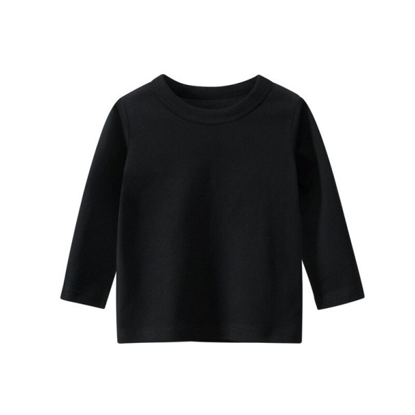 Tricou pentru copii cu maneci lungi B1588 negru 6
