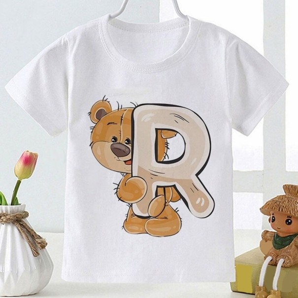 Tricou pentru copii cu scrisoare 6 R