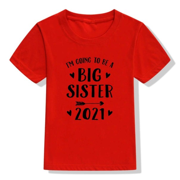Tricou pentru copii pentru frați B1510 roșu 3 B