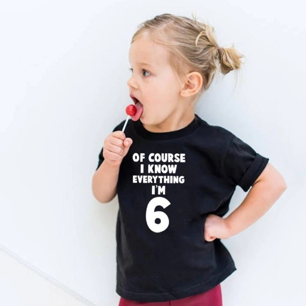 Tricou pentru ziua de naștere a copiilor B1468 12-24 luni P