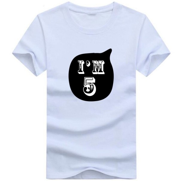 Tricou pentru ziua de naștere a copiilor B1510 alb 12-24 luni E