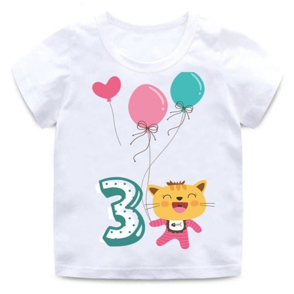 Tricou pentru ziua de naștere a copiilor B1556 8 C