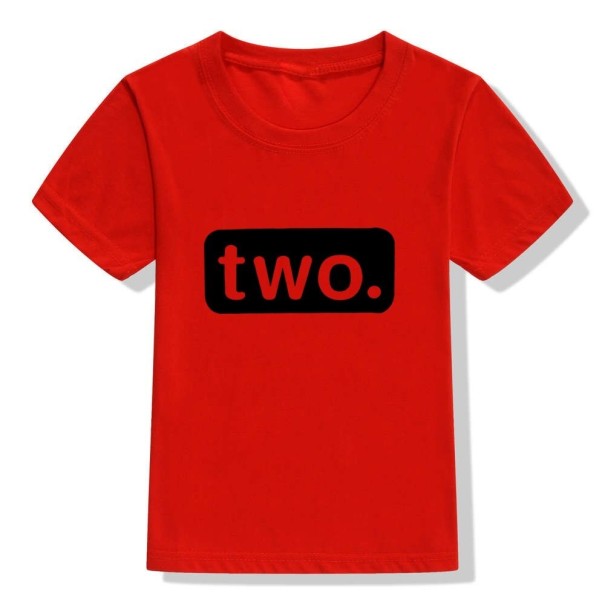 Tricou pentru ziua de nastere pentru copii B1578 roșu 6 B