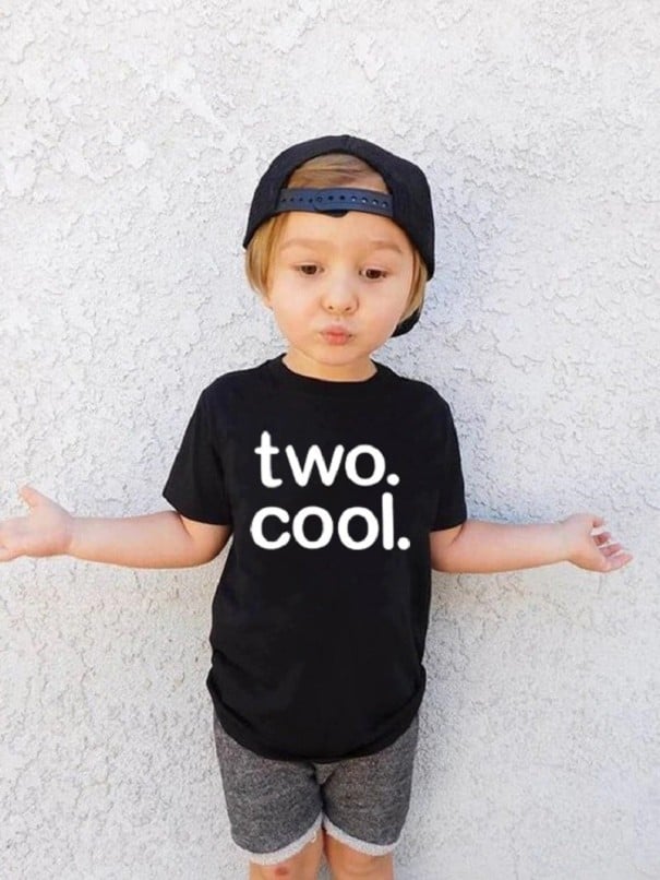Tricou pentru ziua de nastere pentru copii B1579 12-24 luni A