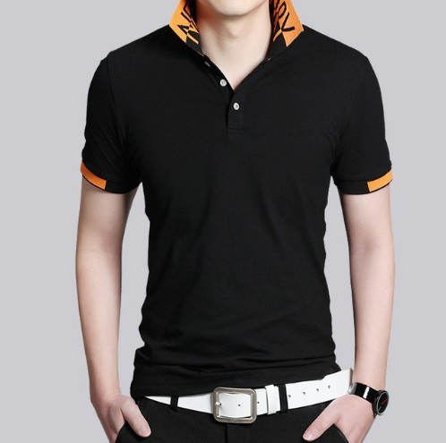 Tricou polo Danny J2607 pentru bărbați negru S