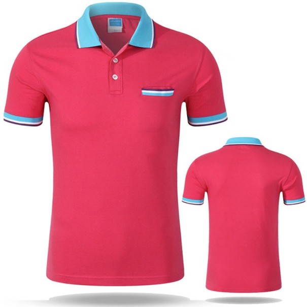 Tricou polo pentru bărbați J3517 roz M