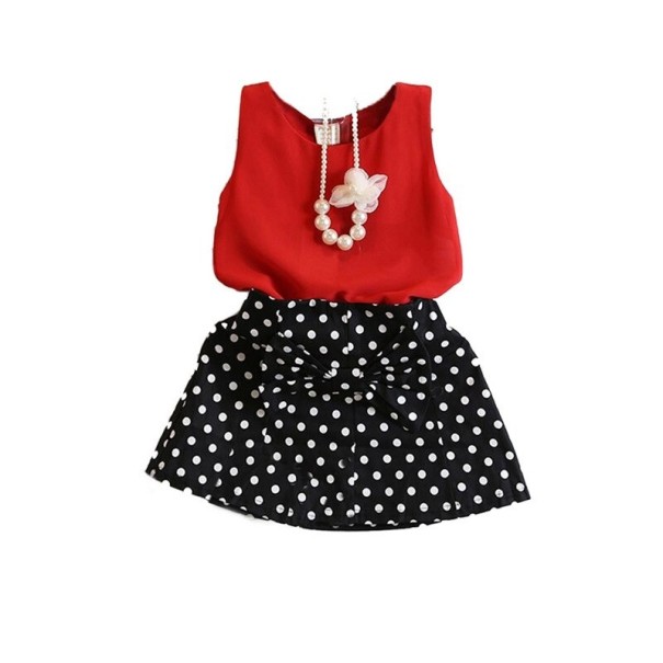 Tricou și fustă pentru fete L1241 4