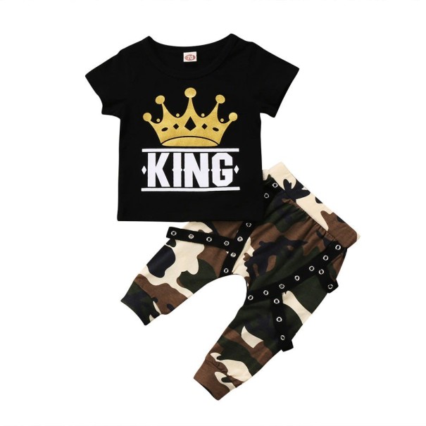Tricou și pantaloni pentru băieți L1573 3