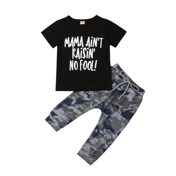 Tricou și pantaloni pentru băieți L1651 2