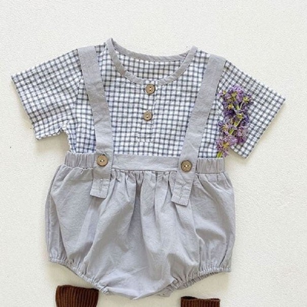 Tricou și pantaloni pentru copii L1267 3-6 luni B