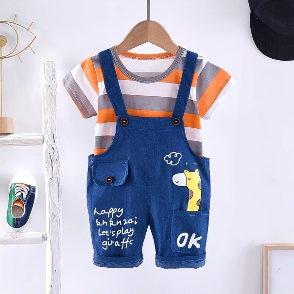 Tricou și pantaloni pentru copii L1329 9-12 luni B