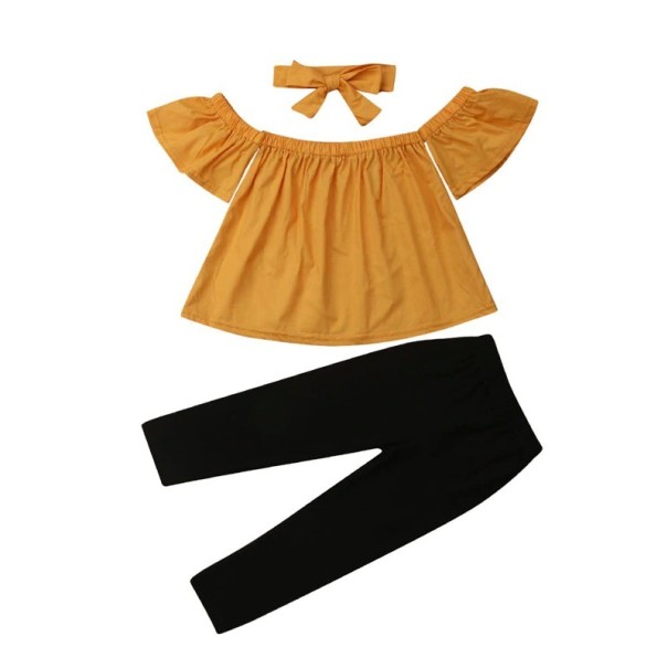 Tricou și pantaloni pentru fete L1462 3