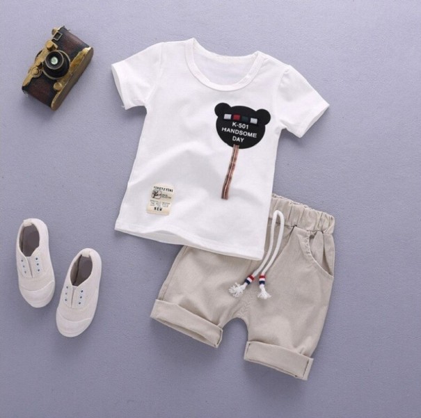 Tricou și pantaloni scurți pentru băieți L1660 18-24 luni