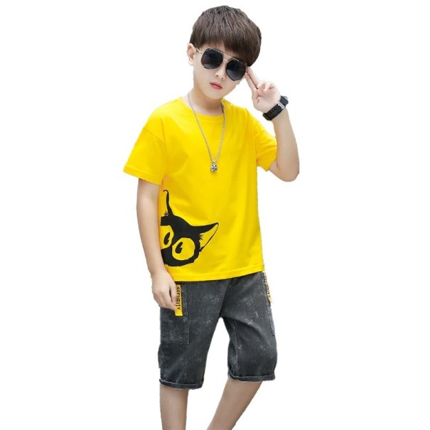 Tricou și pantaloni scurți pentru băieți L1665 10
