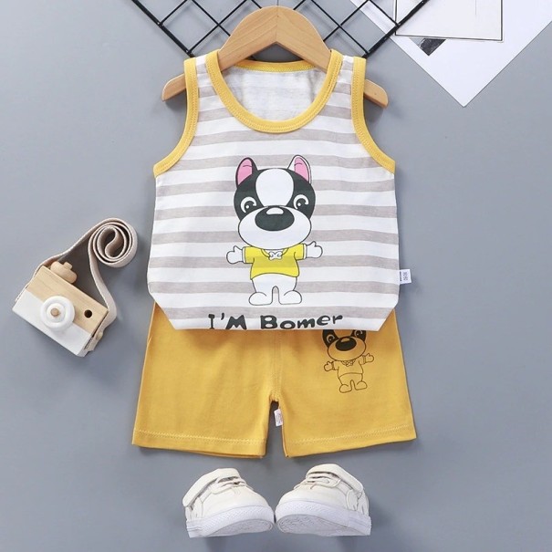Tricou și pantaloni scurți pentru copii L1096 18-24 luni B