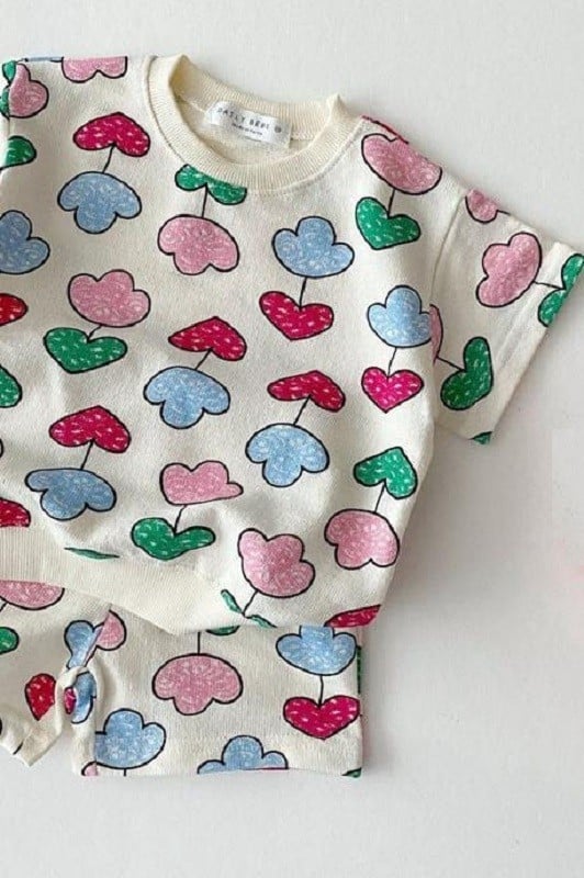Tricou și pantaloni scurți pentru copii L1419 3 B
