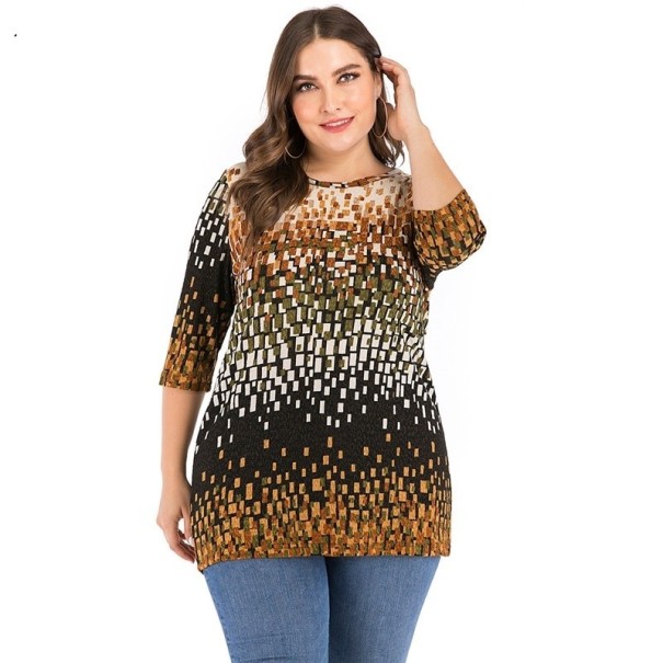 Tricou supradimensionat de damă A1162 3XL 1