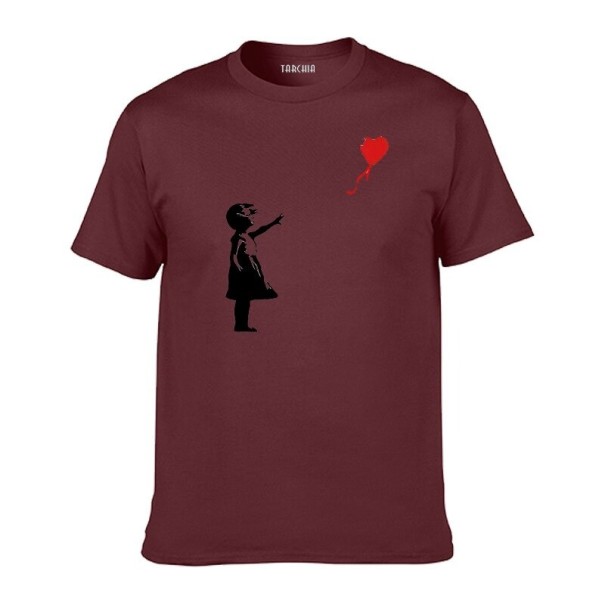 Tricou T2344 maro inchis XXL