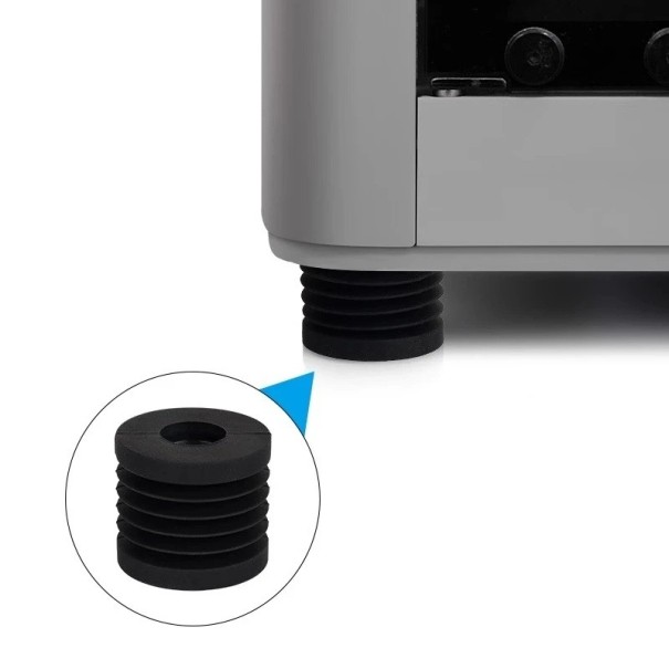 Trillingsdempers voor 3D-printer 29 x 29 x 26 mm Set van 4 stuks Trillingdemping en geluidsreductie Stabiliserende rubberen voetjes 1