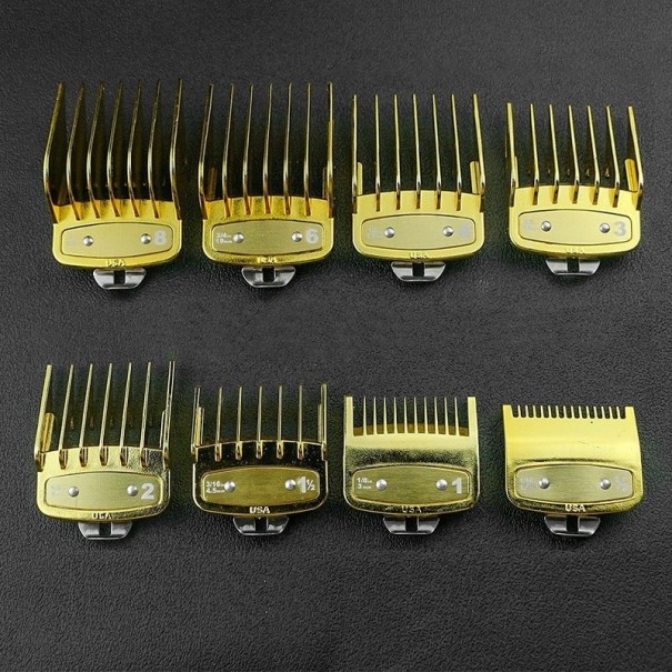 Trimmer opzetstukset 8 stuks goud