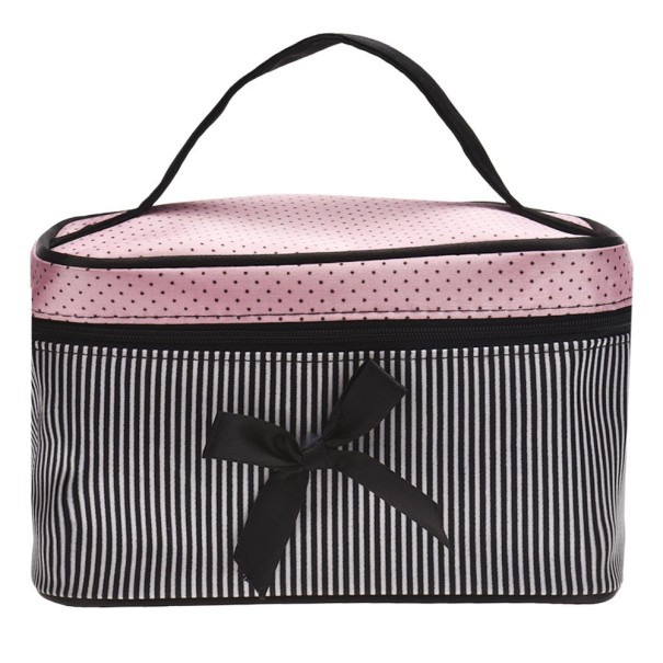 Trousse de maquillage avec nœud J1346 noir