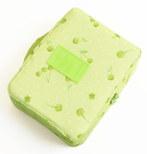 Trousse de maquillage de voyage J2990 vert clair