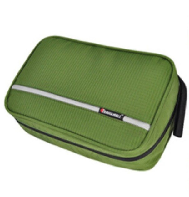 Trousse de maquillage de voyage T526 vert armée