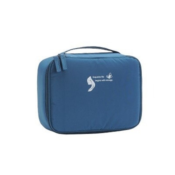 Trousse de maquillage pour femmes T579 bleu