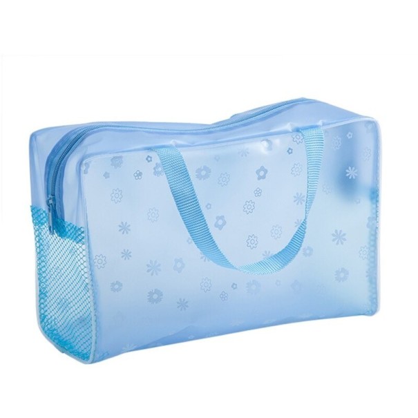 Trousse de maquillage pour femmes T672 bleu clair