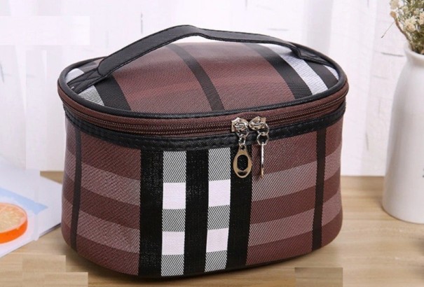 Trousse de maquillage T587 café
