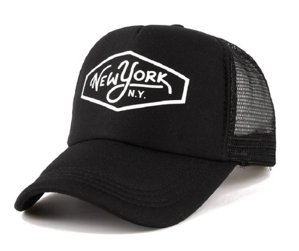 Trucker-Cap New York schwarz