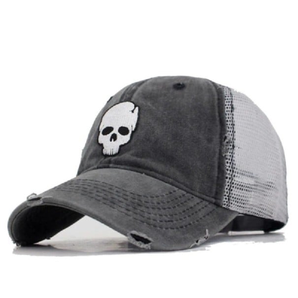 Trucker Cap with Skull black