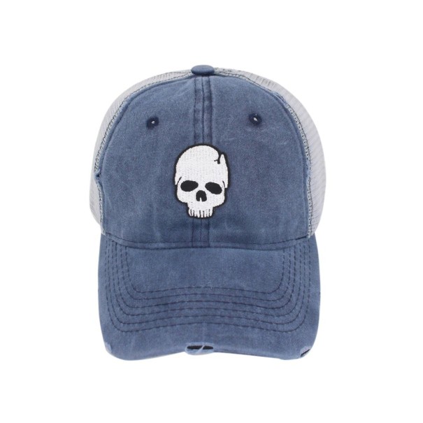 Trucker pet met schedel