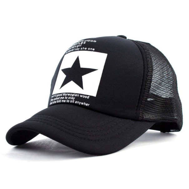 Truckercap voor heren met ster 3