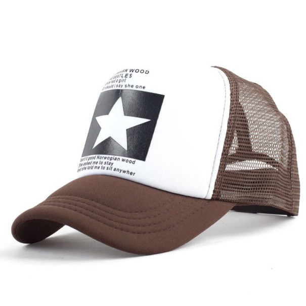 Truckercap voor heren met ster 4