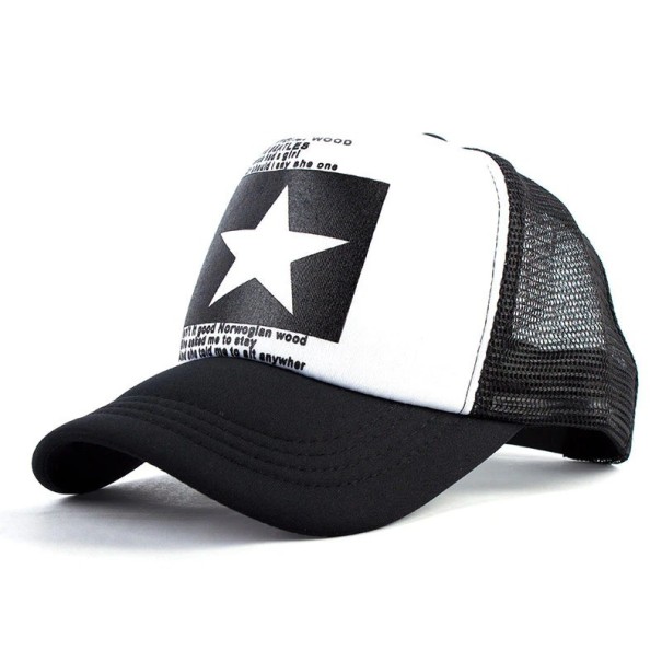 Truckercap voor heren met ster 8