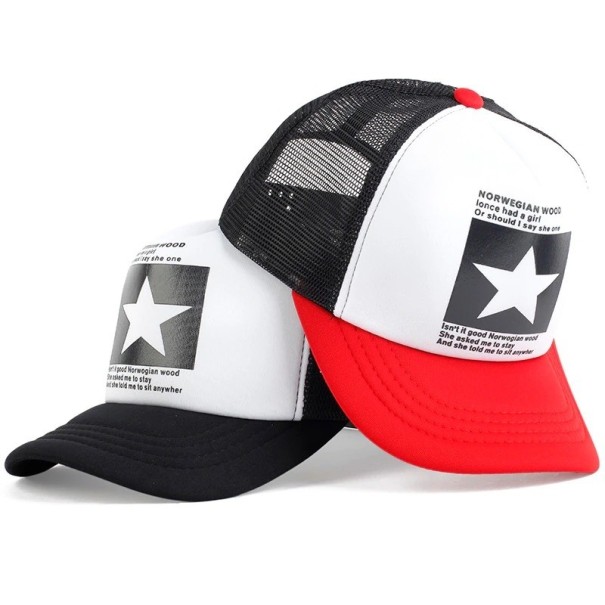 Truckercap voor heren met ster