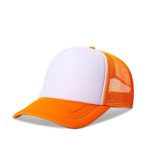 Truckerpet voor heren oranje