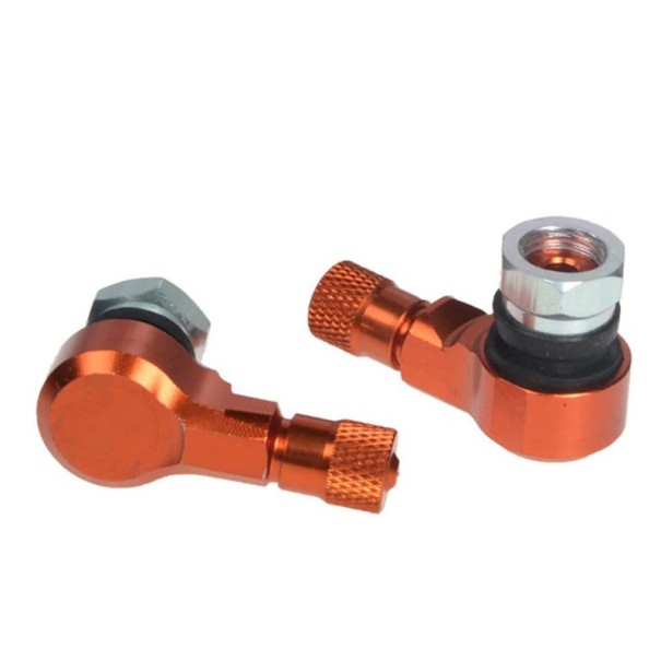Tubeless ventiel 2 stuks oranje