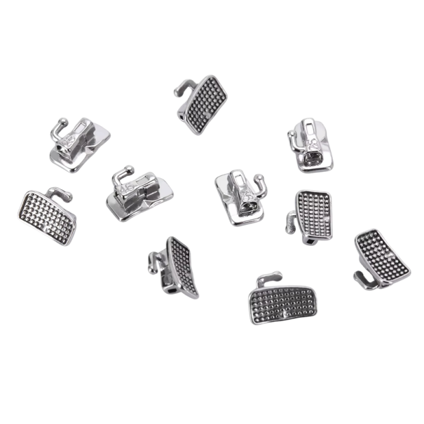 Tubos bucais ortodonticos monobloco Roth 0,018 80 unidades para 1. molar Tubos dentários adesivos para uso ortodontico 1